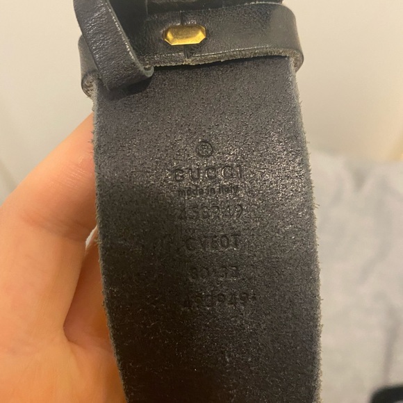 Gucci Leather Belt with Double G buckle with snake - Picture 6 of 8